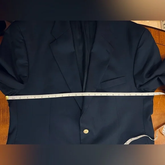 Ralph Lauren men’s suit jacket / Polo blazer. 100% wool. 2-button. Navy blue. 46 - Picture 14 of 14
